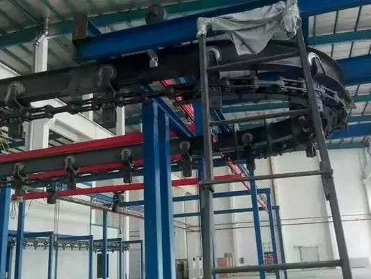 High Load Automatic Powder Coating Line For Heavy Products